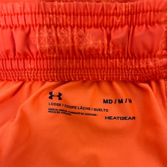 Under Armour Versa Orange & Academy Tapout Stretch Training Shorts. Size-M - Picture 7 of 8